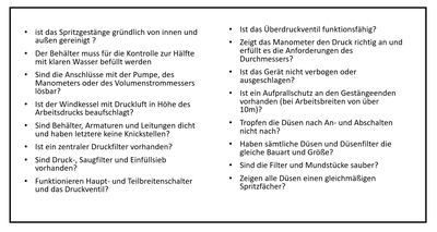 Checkliste Frühjahr